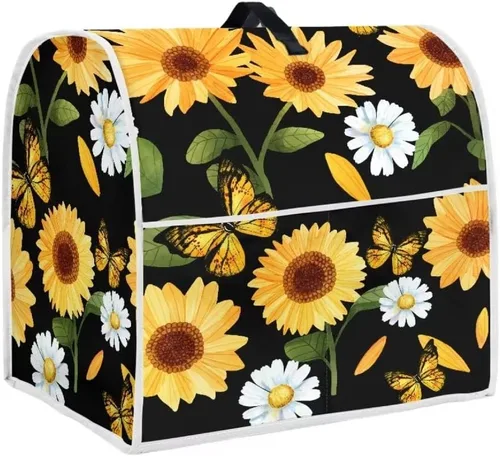 Vista 29 de Butterfly Kitchen Aid - Funda acolchada para batidora de pie, se adapta a todos los modelos de cabezal inclinable y elevador de tazón, tela