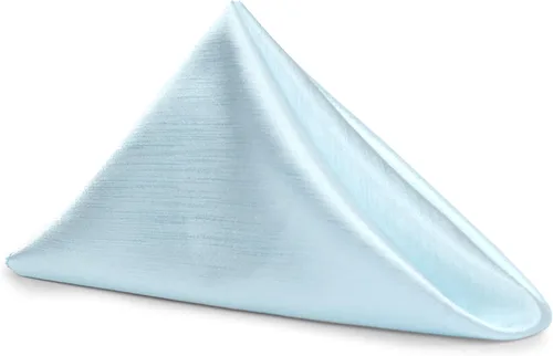 Vista 176 de Ultimate Textile -1 docena - Reversible Shantung Satin - Majestic - Servilletas de tela Majestic de 17 x 17 pulgadas color azul pizarra