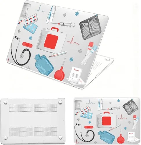 Vista 36 de Funda para MacBook Air de 15,3 pulgadas M2/M3/M4/M5, mármol Mármol turquesa púrpura
