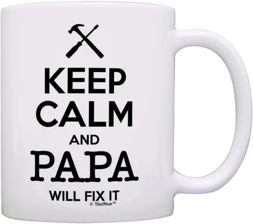 Vista 9 de Taza de té o café para regalo de cumpleaños con texto "Keep Calm and Nana Will Take Care of It", Rojo