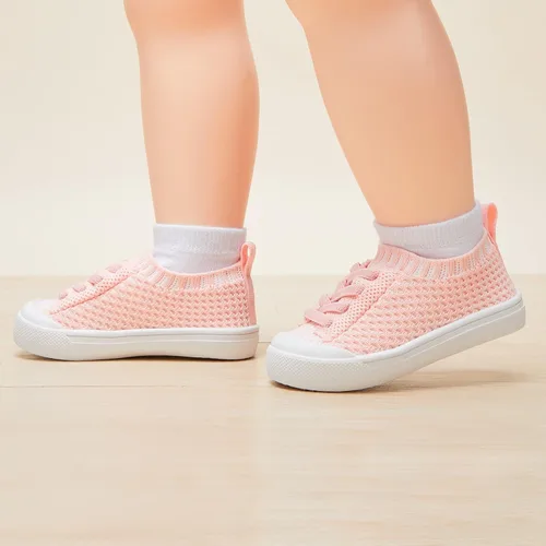 Vista 3 de BMCiTYBM Zapatos para caminar de malla transpirable para bebés, niños y niñas, ligeros, antideslizantes, para primeros pasos, 6, 9, 12, 18, 24 meses