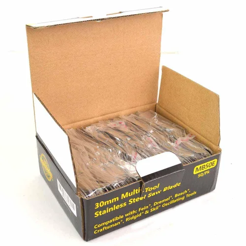 Vista 3 de Hardin Paquete de 50 cuchillas multiherramientas de madera y plástico de corte rápido compatibles con Fein Multimaster