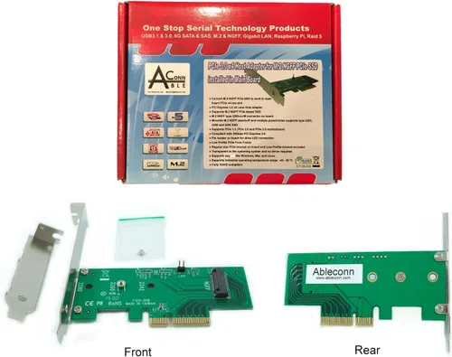 Vista 8 de Adaptador PEXM2-SSD PCIe M.2 - Compatible con SSD NVMe/AHCI M.2 (2280, 2260, 2242) - Compatible con PCIe 4.0/3.0