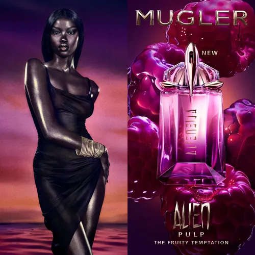Vista 6 de Mugler - Alien Pulp - Eau de Parfum - Perfume frutal, floral para mujer - Con frambuesa, jazmín y almizcle