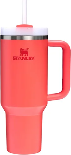 Vista 159 de STANLEY Quencher H2.0 Vaso Térmico con asa y pajilla, 64 onzas, tapa Flowstate de 3 posiciones, gran capacidad para viajes y deportes, vaso de acero
