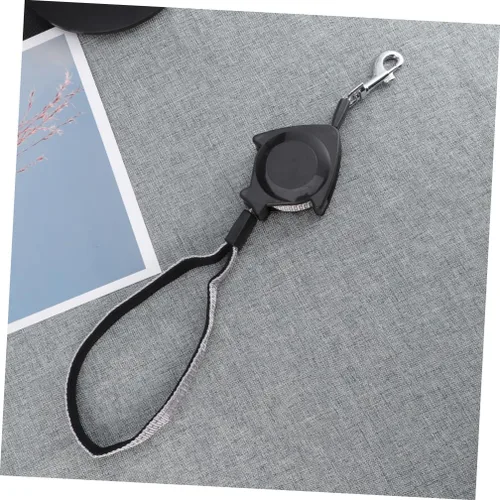 Vista 7 de LALAFINA Automatic Retractable Pet Leash Black Ergonomic Handle Long Telescopic Traction Rope for Dog Puppy Cat Training and Easy Grip
