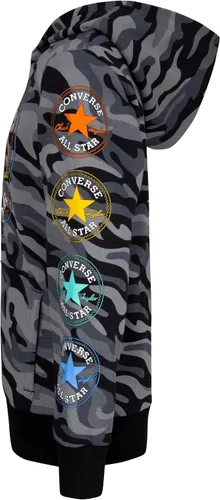 Vista 3 de Converse Sudadera con capucha de camuflaje para niño (niños pequeños)