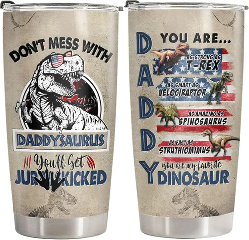 Vista 10 de 34HD Regalos deportivos, vaso de béisbol para papá con tapa, acero inoxidable de 20 onzas, taza de café de viaje para mi jugador favorito, regalo