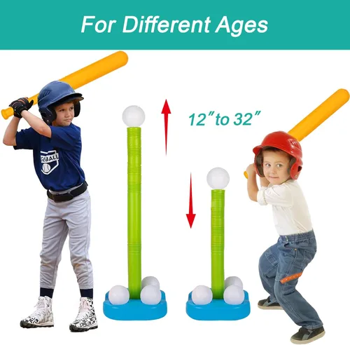 Vista 5 de Liberry Juguetes para niños de 2, 3, 4, 5 años, regalo de Navidad, cumpleaños, juego de golf y juego de pelota en T ajustable para niños y niños