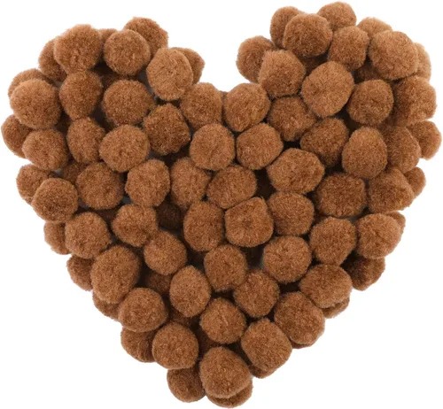 Vista 36 de MORFEN 150 pompones, pompones negros de 1 pulgada, bolas de pompón mullido, pequeños pompones para manualidades, proyectos de manualidades