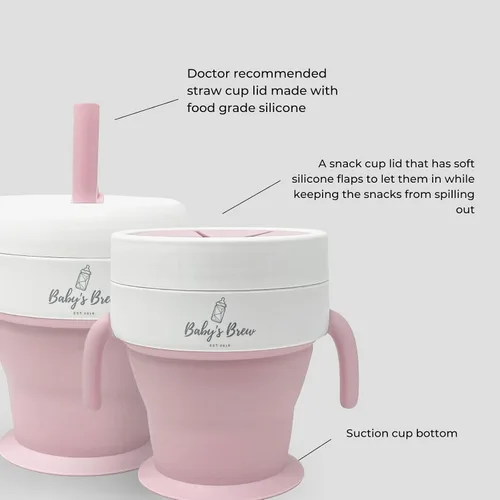 Vista 8 de Baby's Brew Paquete de baby shower en rosa