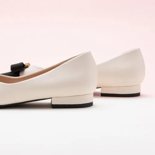 Vista 3 de C.Paravano Zapatos planos para mujer I Flat para mujer de cuero I puntiagudo I zapatos planos de ballet para mujer I Slip on Dressy Flats