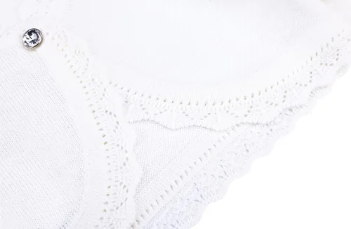 Vista 7 de Lilax - Bolero de punto para niñas pequeñas, manga larga con cierre de botones