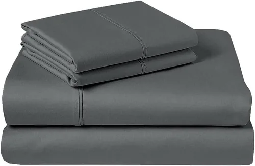 Vista 26 de NON Sticky cotton Juego de sábanas cortas de algodón egipcio de alta calidad para caravana, 4 piezas, bolsillo profundo de 12 pulgadas, suave, fácil