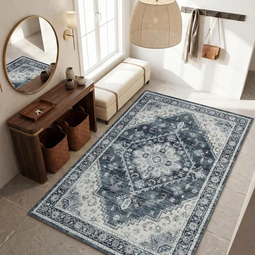 Vista 9 de Garvee Alfombra vintage Beige