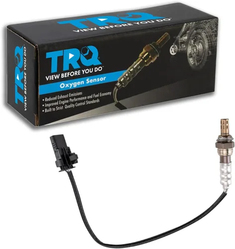 Vista 357 de TRQ Sensor de Oxígeno O2 de 4 Hilos de Banda Estrecha Compatible con VW Atlas 2.0L 2018-21, VW GTI 2.0L 2016-18, Audi A3 Quattro 2.0L 2015-18, VW