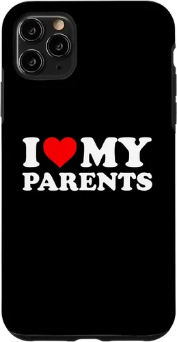 Vista 13 de I Love My Parents - Red Heart Case for iPhone 16
