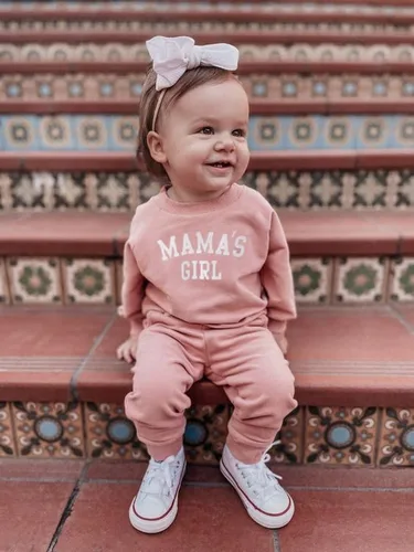 Vista 3 de FYBITBO 2 piezas de ropa de otoño e invierno para bebé niña, sudadera con capucha y pantalones de camuflaje, conjuntos de ropa