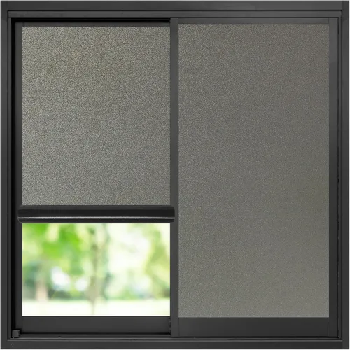 Vista 13 de rabbitgoo - Película opaca de privacidad para ventana, extraíble, bloqueo solar, revestimiento tintado para oscurecer la habitación, bloqueador