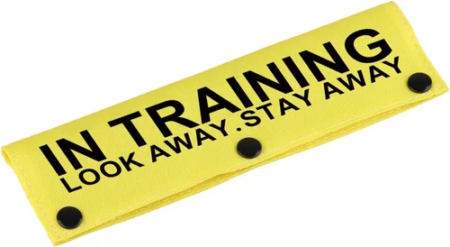 Vista 8 de Funda para correa de perro de servicio en entrenamiento Look Away Stay Away, funda envolvente para correa de perro (manga para llevar lejos)
