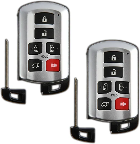 Vista 9 de KeylessOption Llavero de Repuesto para Entrada sin Llave para Toyota Sienna 2011 2012 2013 2014 2015 2016 2017 2018 2019 2020, Control Remoto de 6
