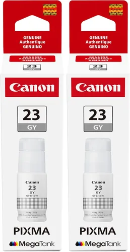 Vista 2 de Botella de tinta negra genuina Canon GI-23, compatible con impresoras Megatank G620
