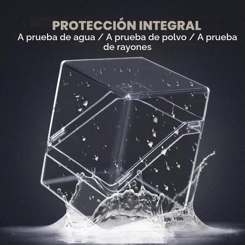Vista 4 de Homthy Paquete de 4 fundas para tarjetas, cajas de almacenamiento acrílicas 4