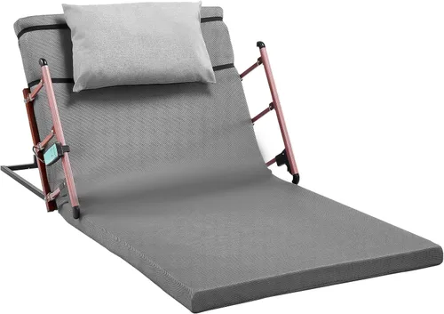 Vista 11 de VEVOR Respaldo elevador eléctrico para cama, capacidad de 300 libras, respaldo de cama de elevación ajustable de 4 a 68°, con rieles plegables