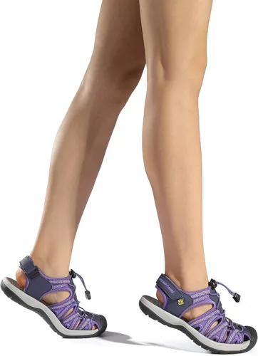 Vista 5 de DREAM PAIRS 160912-W - Sandalias de verano para mujer, estilo aventurero, para exteriores