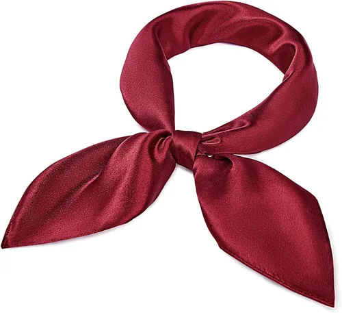 Vista 23 de American Trends Bufanda de seda para mujer, bufandas de satén para la cabeza, bufanda cuadrada para el cuello, bufanda ligera de seda como bandana