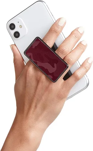 Vista 10 de HANDL New York Agarre y soporte de mango de camuflaje gris para smartphone