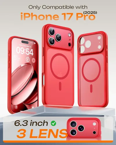 Vista 586 de TOCOL Funda para iPhone 11, compatible con Magsafe, protección completa de cámara, imanes integrados, protección contra caídas, funda translúcida