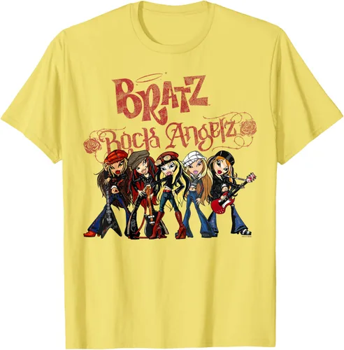 Vista 25 de Bratz Camiseta Rock Angelz Group Shot Negro