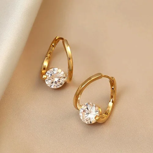 Vista 4 de Aretes linfáticos para mujer en Prime Yoopulse, aretes linfáticos para terapia de linfvidad, aretes de germanio, joyería de drenaje linfático