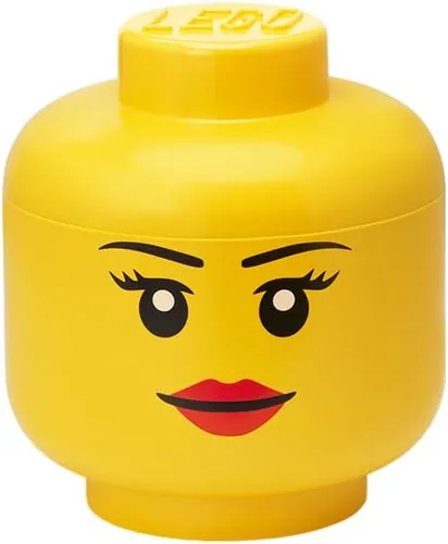 Vista 15 de LEGO - Cabezal de almacenamiento (pequeño), caja de almacenamiento de Amarillo brillante