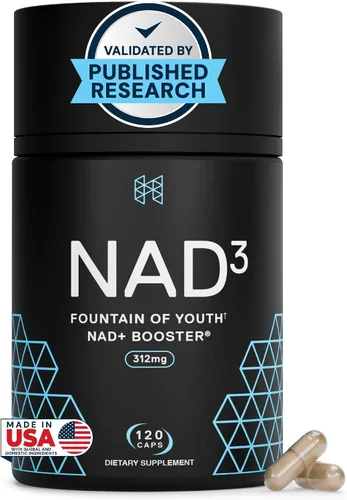 Vista 9 de Reparación metabólica de nicotinamida ribosida HPN, 180 cápsulas, tamaño económico, potenciador de NAD+ patentado con Niagen (Nr), el producto