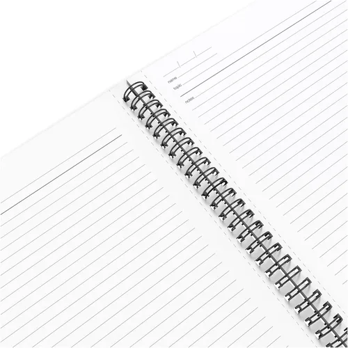 Vista 3 de TRU RED Cuaderno de reuniones de tapa suave media, negro, paquete de 3