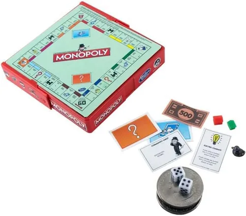 Vista 4 de Monopoly más pequeño del mundo, para 2 jugadores