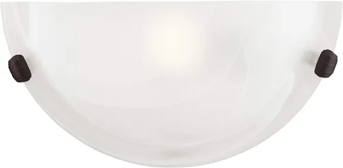 Vista 12 de Livex Lighting 4271-91 Home Basics Lámpara de pared de 1 luz de níquel cepillado con cristal de alabastro blanco Vidrio de alabastro blanco
