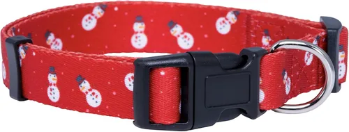 Vista 34 de Native Pup Collar de Perro con Bandera Americana - Rojo, Blanco y Azul - Collares Patrióticos para el 4 de Julio, EE.UU. - Ajustable para Perros