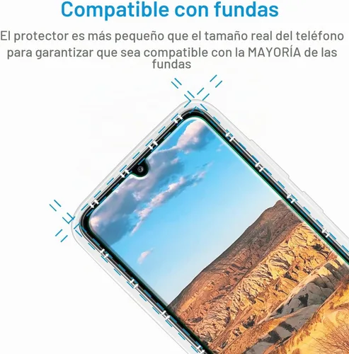 Vista 6 de Paquete de 2 protectores de pantalla para Samsung Galaxy A32 5G