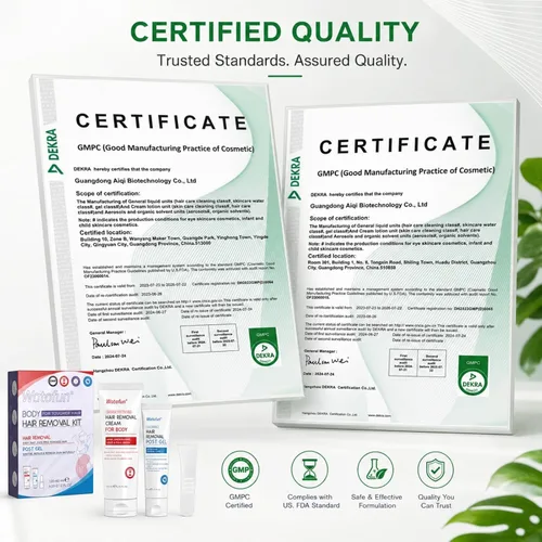 Vista 2 de Crema depilatoria corporal para mujeres con gel de aloe para piel sensible, crema depilatoria sin dolor de 5 minutos para brazos, axilas, piernas