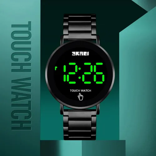 Vista 5 de Reloj digital de moda para hombre, con luz de fondo, resistente al agua