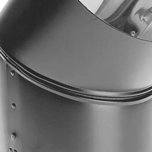 Vista 6 de DuraVent 6DVL-E45 DVL Pared doble de acero galvanizado/acero inoxidable para estufa de leña, conector de codo de 45 grados, diámetro de 6 pulgadas