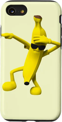 Vista 18 de iPhone 16 Dabbing Banana con gafas de sol para niños pequeños