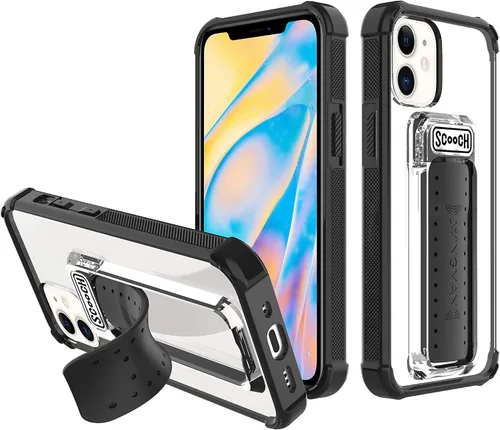 Vista 22 de Scooch Wingman - Funda con soporte de patas para iPhone 11 [Protección contra caídas de 10 pies] [Soporte de dos vías] Cubierta protectora, funciona