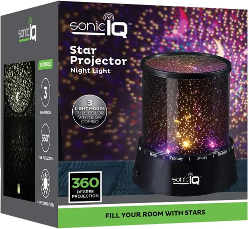 Vista 4 de SPL-12-3527 Luz nocturna para proyector de estrellas