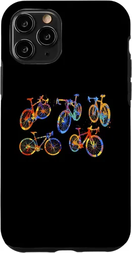 Vista 10 de iPhone 15 Road Bike Cyclist Graphic - Funda de diseño de bicicleta