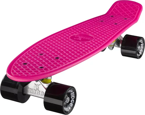 Vista 18 de Ridge Skateboard 55 cm Mini Cruiser Retro Stil in M Rollen Komplett U Fertig Montiert
