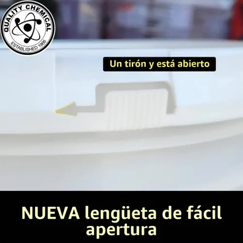 Vista 5 de Quality Chemical Hidróxido de sodio (cuentas de soda cáustica) - Cubo de 40 libras (paquete de 1)